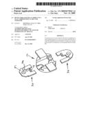 Device for fastening an object on a flat carrier,particularly for furniture diagram and image