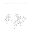 DEFORMABLE DIVIDER FOR A VEHICLE IMPACT SAFETY BARRIER, OF THE TYPE THAT IS USED BETWEEN A VERTICAL SUPPORT-OR POST-FIXING ELEMENT AND A HORIZONTAL IMPACT OR RAILING ELEMENT diagram and image