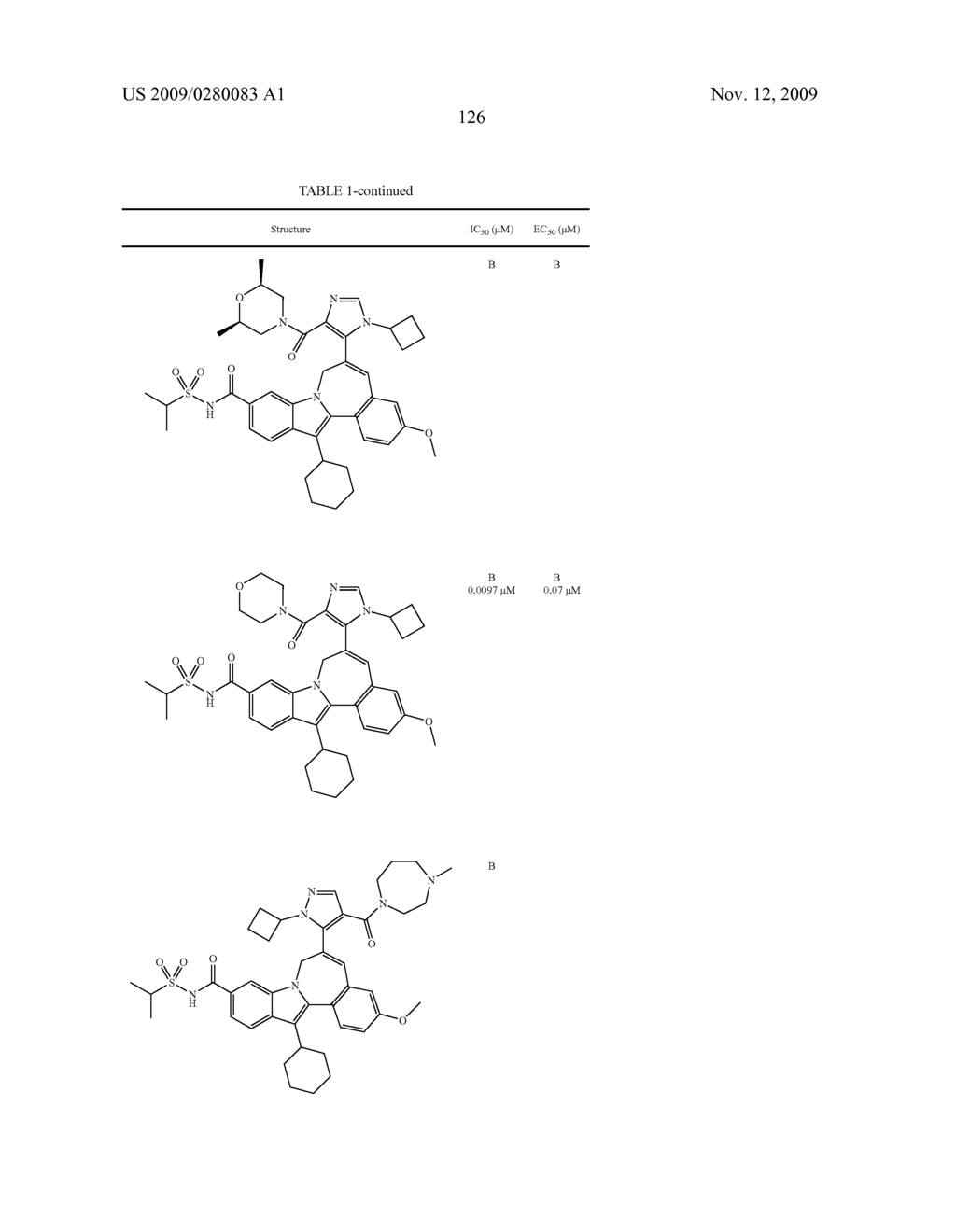 Compounds for the Treatment of Hepatitis C - diagram, schematic, and image 127