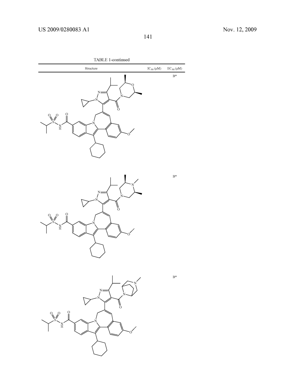 Compounds for the Treatment of Hepatitis C - diagram, schematic, and image 142