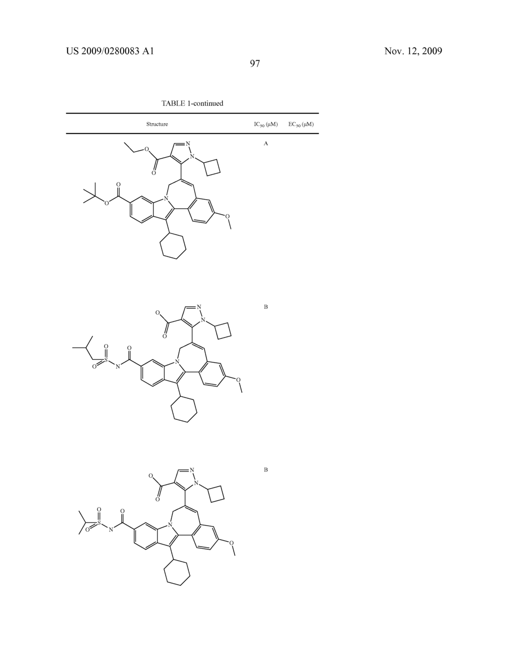 Compounds for the Treatment of Hepatitis C - diagram, schematic, and image 98