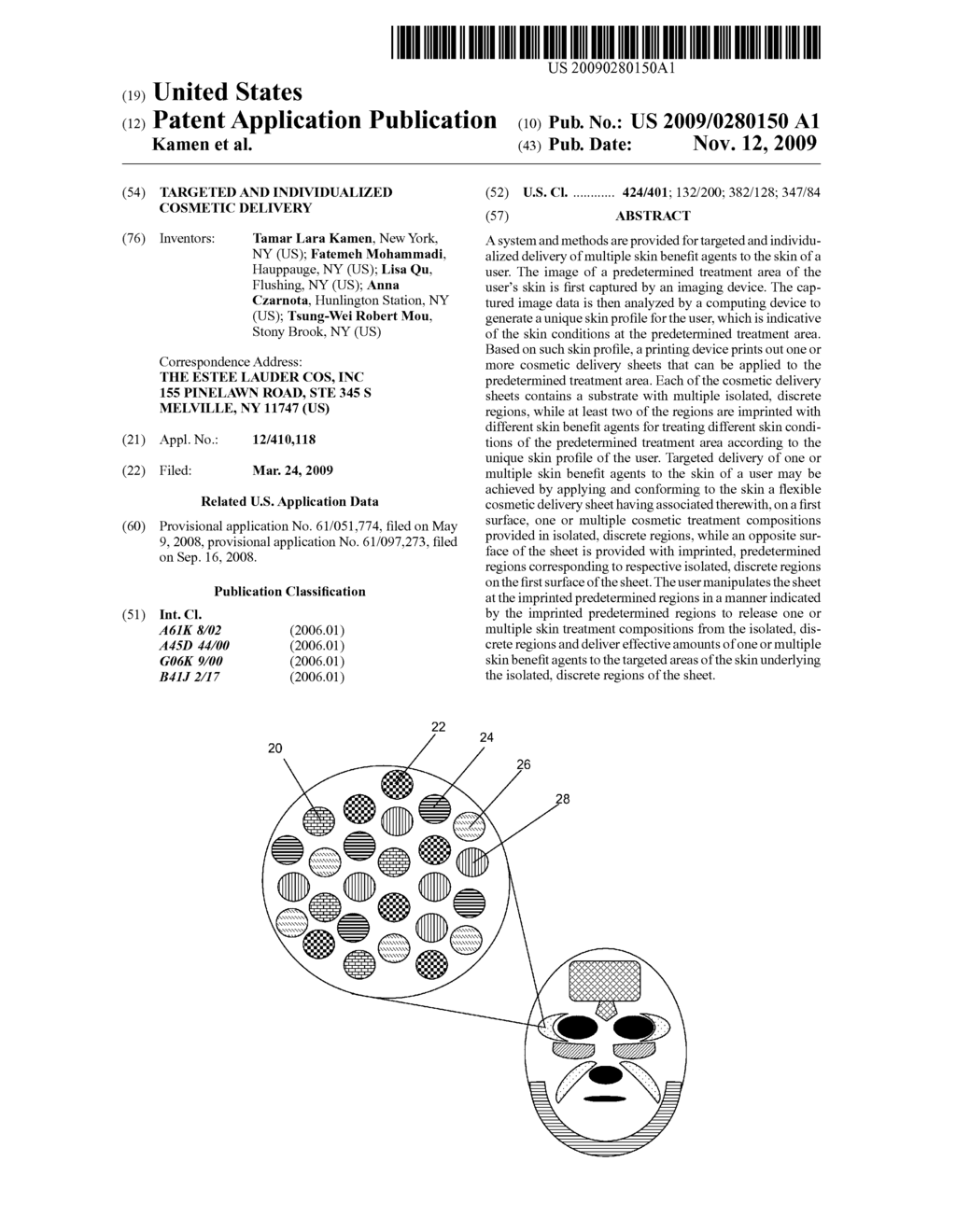 Targeted And Individualized Cosmetic Delivery - diagram, schematic, and image 01