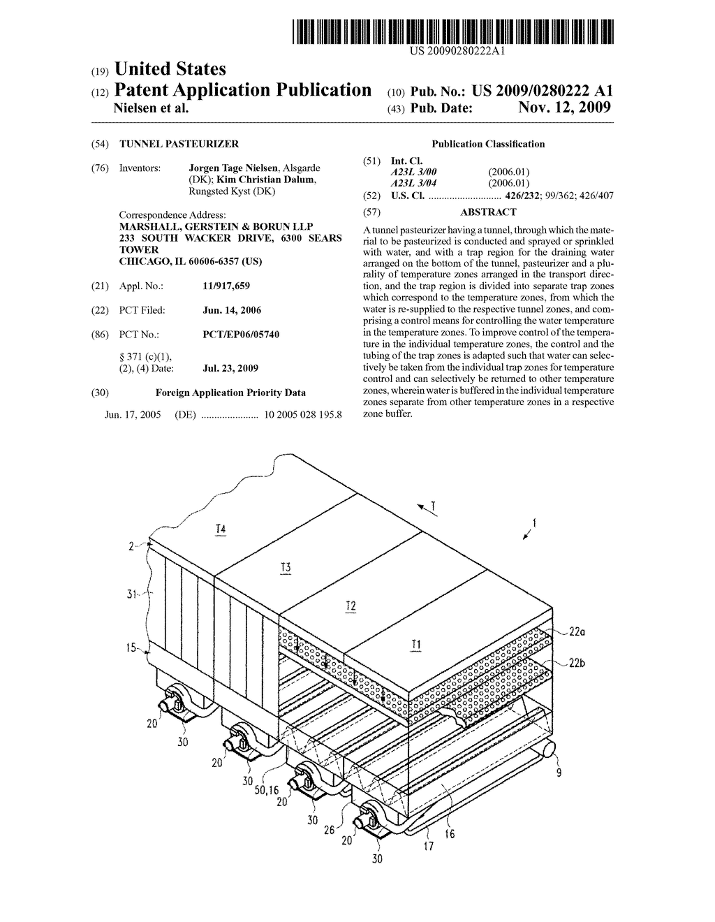 TUNNEL PASTEURIZER - diagram, schematic, and image 01