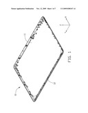 INSERT-MOLDED MEMBER MADE OF METAL AND PLASTIC AND METHOD FOR MAKING SAME diagram and image