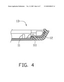 INSERT-MOLDED MEMBER MADE OF METAL AND PLASTIC AND METHOD FOR MAKING SAME diagram and image