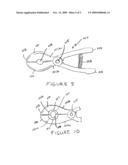 Candle holder with self-extinguishing flame device diagram and image