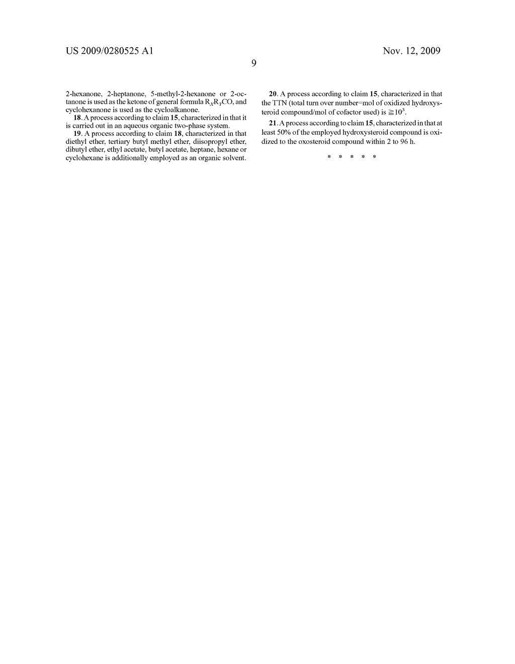 PROCESS FOR THE ENANTIOSELECTIVE REDUCTION AND OXIDATION, RESPECTIVELY, OF STEROIDS - diagram, schematic, and image 10