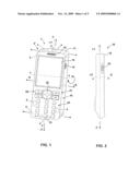 MOBILE PHONE WITH DIRECTIONAL FORCE FEEDBACK AND METHOD diagram and image