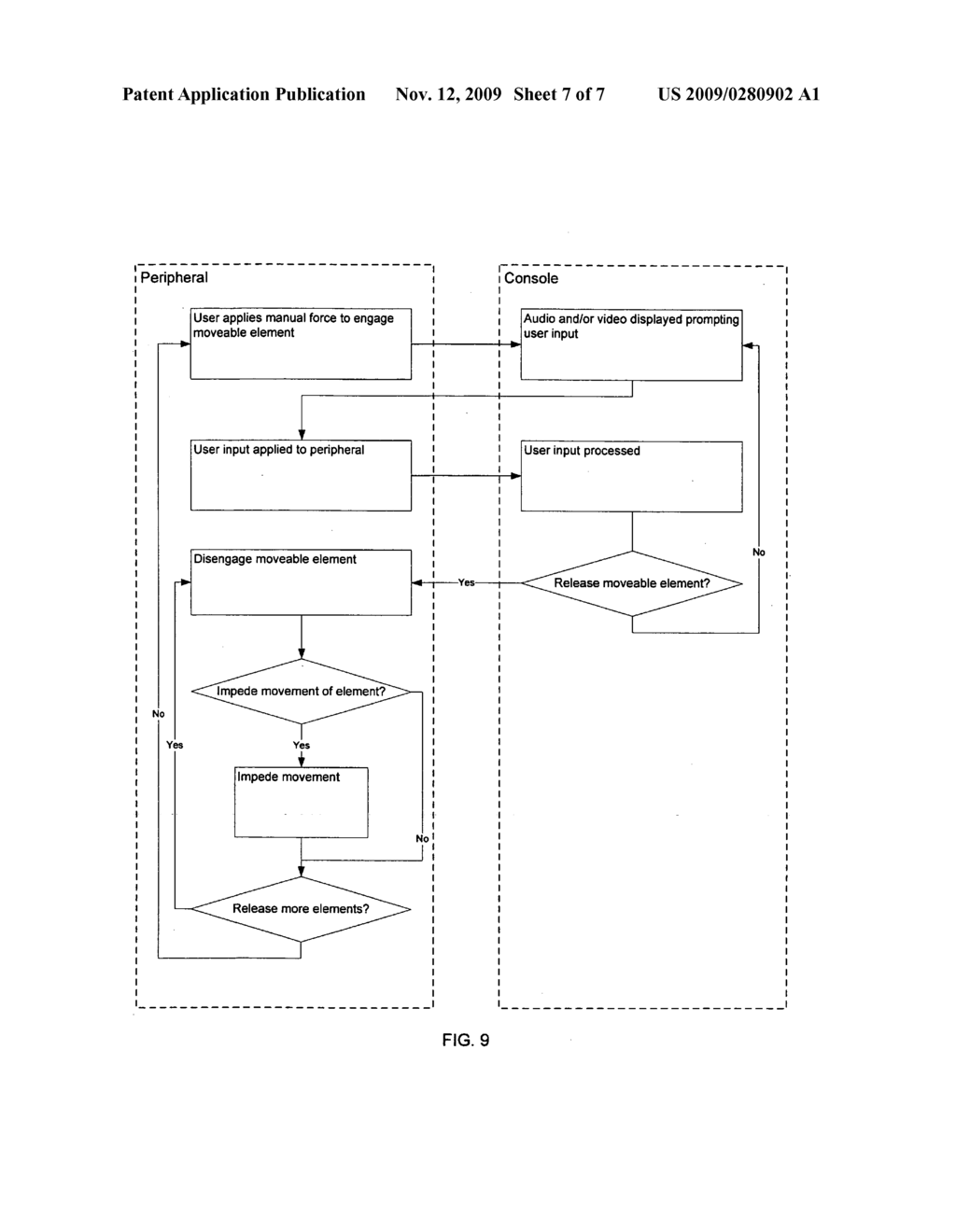 Gaming peripheral including releasably engageable release element - diagram, schematic, and image 08