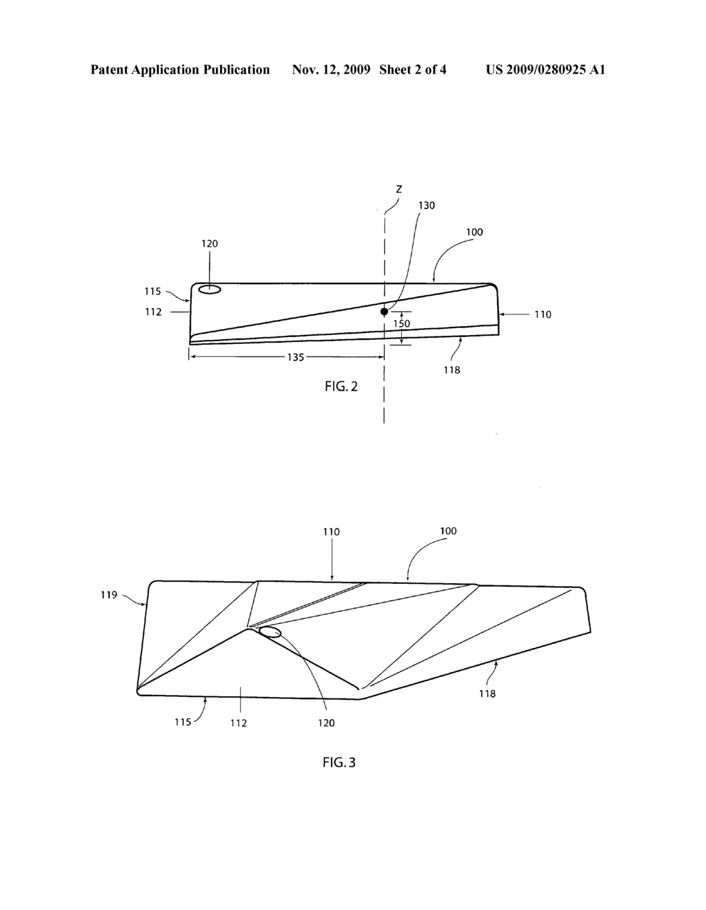 Putter head - diagram, schematic, and image 03