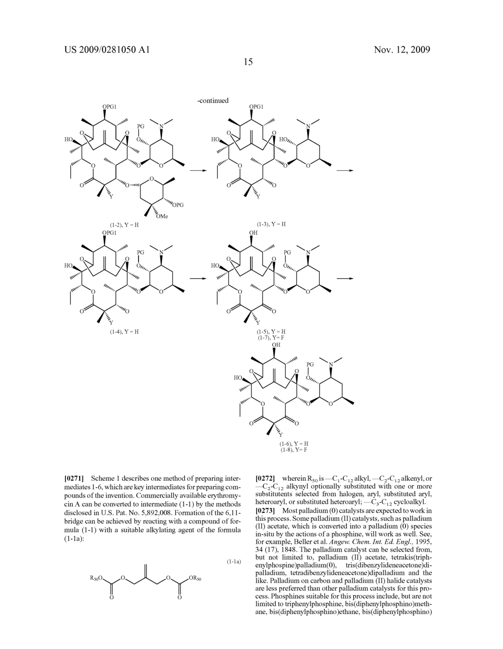 ANTI-BACTERIAL ACTIVITY OF 9-HYDROXY DERIVATIVES OF 6,11-BICYCLOLIDES - diagram, schematic, and image 16