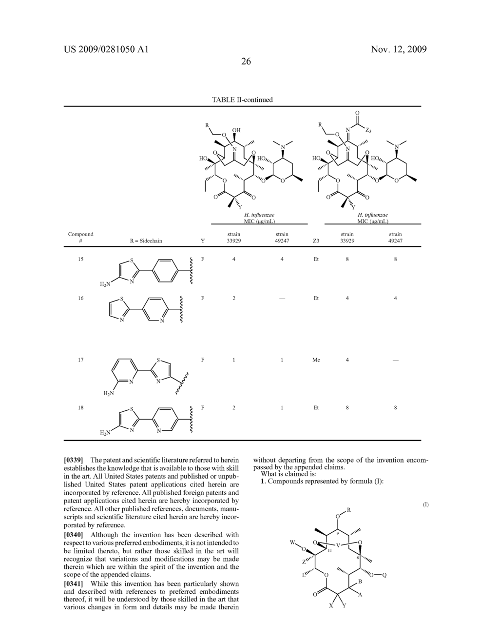 ANTI-BACTERIAL ACTIVITY OF 9-HYDROXY DERIVATIVES OF 6,11-BICYCLOLIDES - diagram, schematic, and image 27