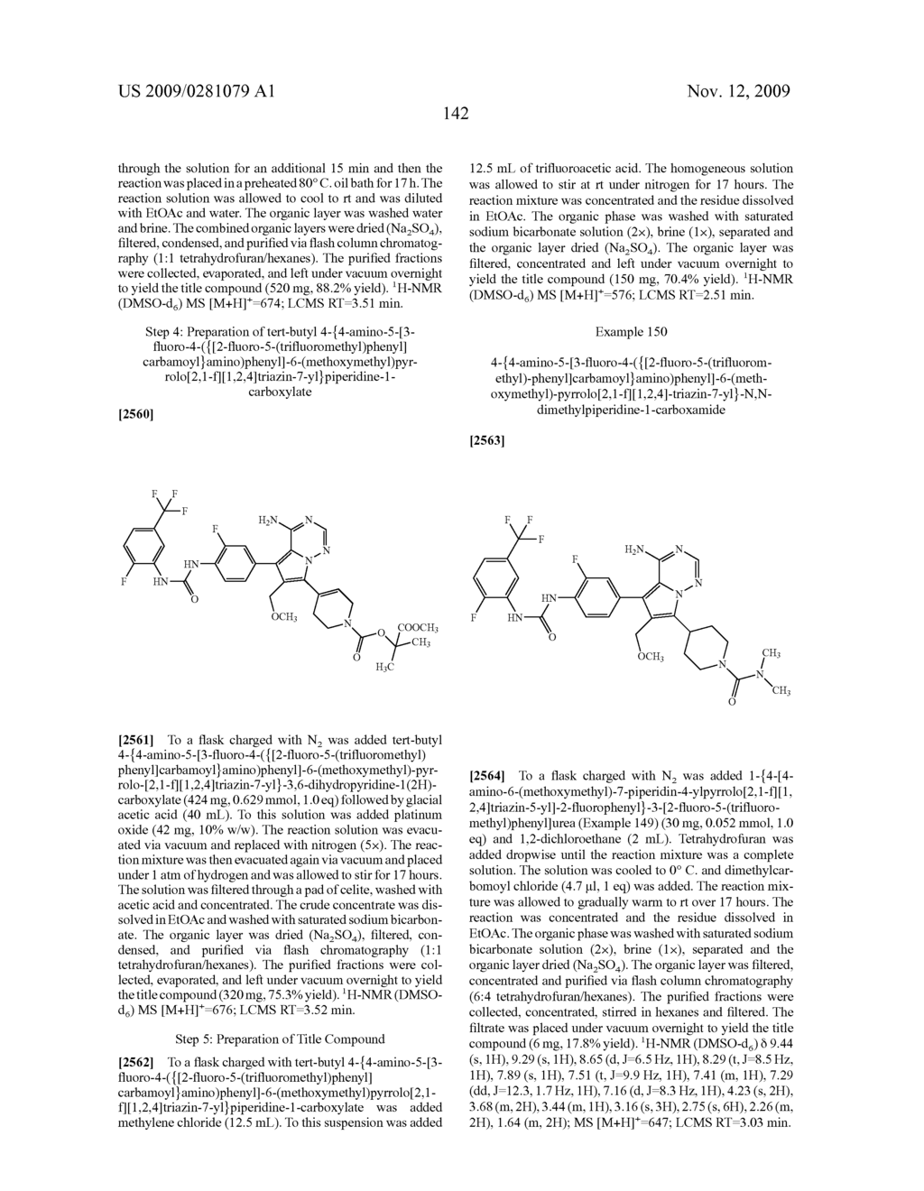 Substituted 4-Amino-Pyrrolotriazine Derivatives Useful for Treating Hyper-Proliferative Disorders and Diseases Associated With Angiogenesis - diagram, schematic, and image 143