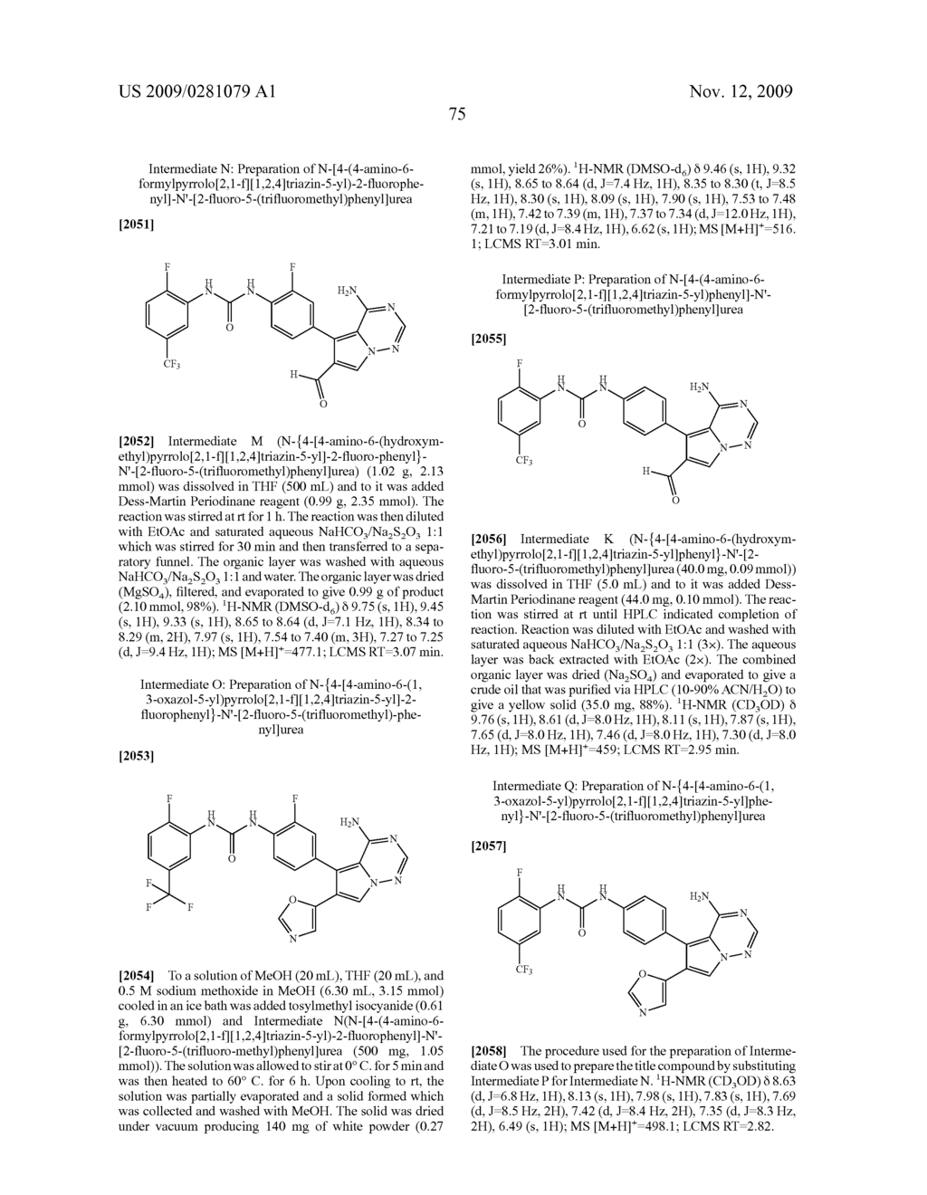 Substituted 4-Amino-Pyrrolotriazine Derivatives Useful for Treating Hyper-Proliferative Disorders and Diseases Associated With Angiogenesis - diagram, schematic, and image 76