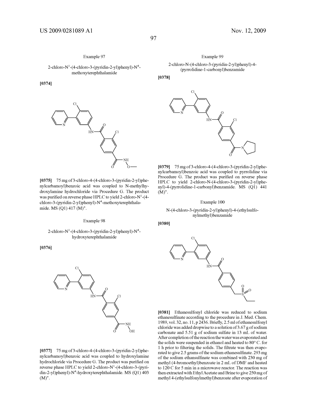 PYRIDYL INHIBITORS OF HEDGEHOG SIGNALLING - diagram, schematic, and image 98