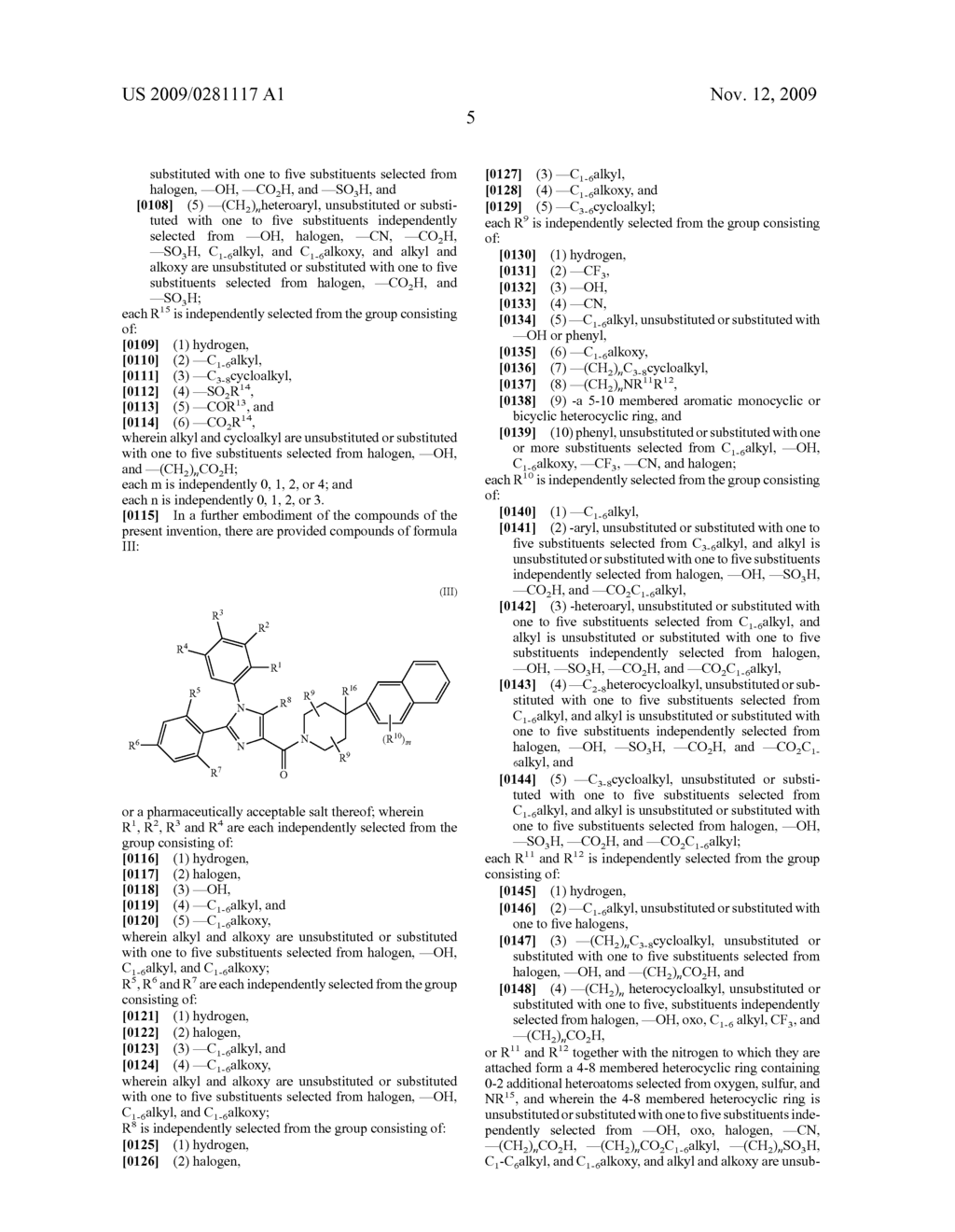 Substituted Imidazole-4-Carboxamides as Cholecystokinin -1 Receptor Modulators - diagram, schematic, and image 06