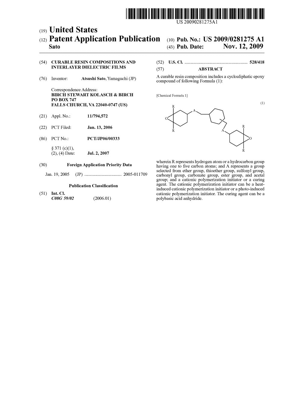 Curable resin compositions and interlayer dielectric films - diagram, schematic, and image 01