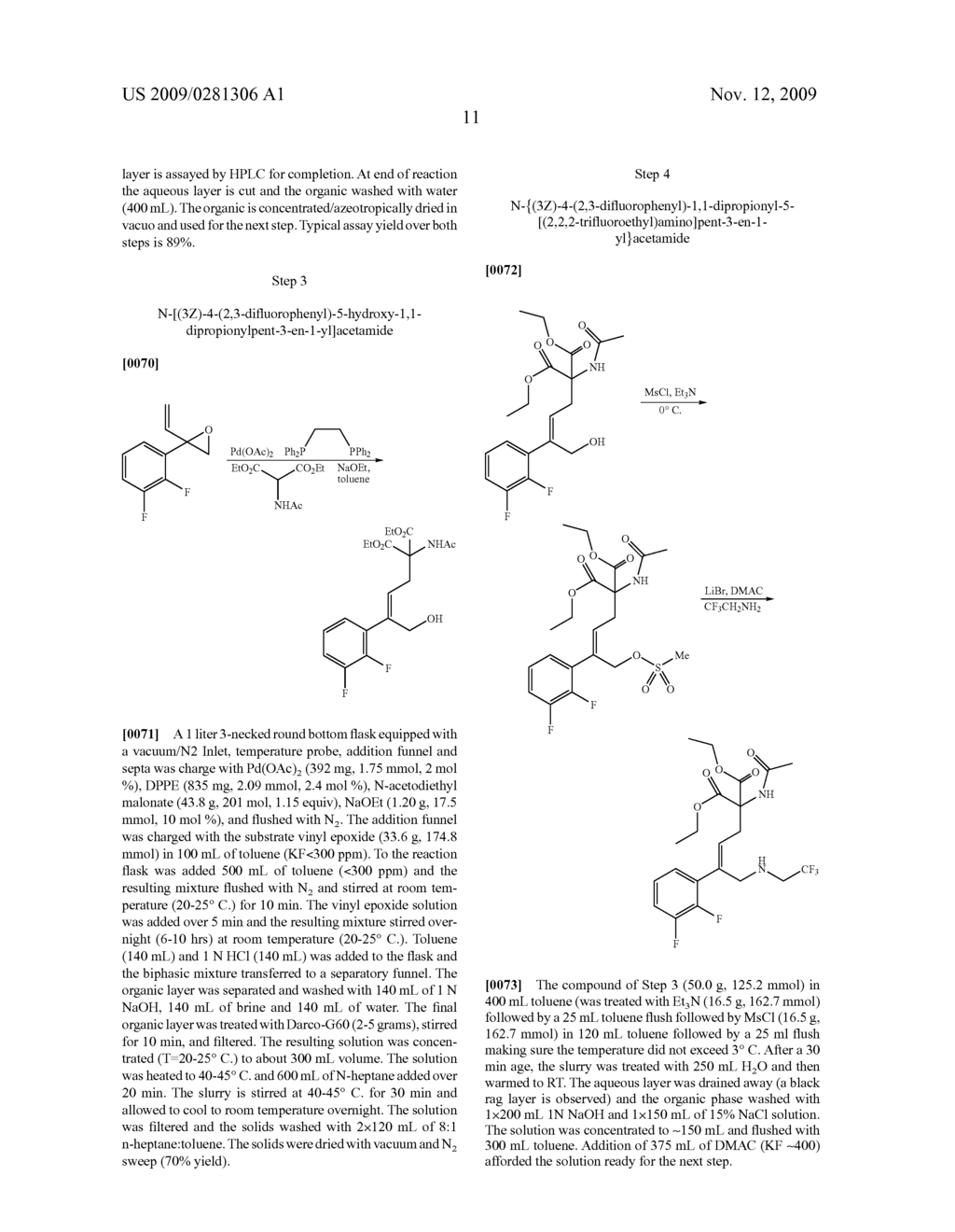 Process for the Preparation of Cgrp Antagonist - diagram, schematic, and image 12