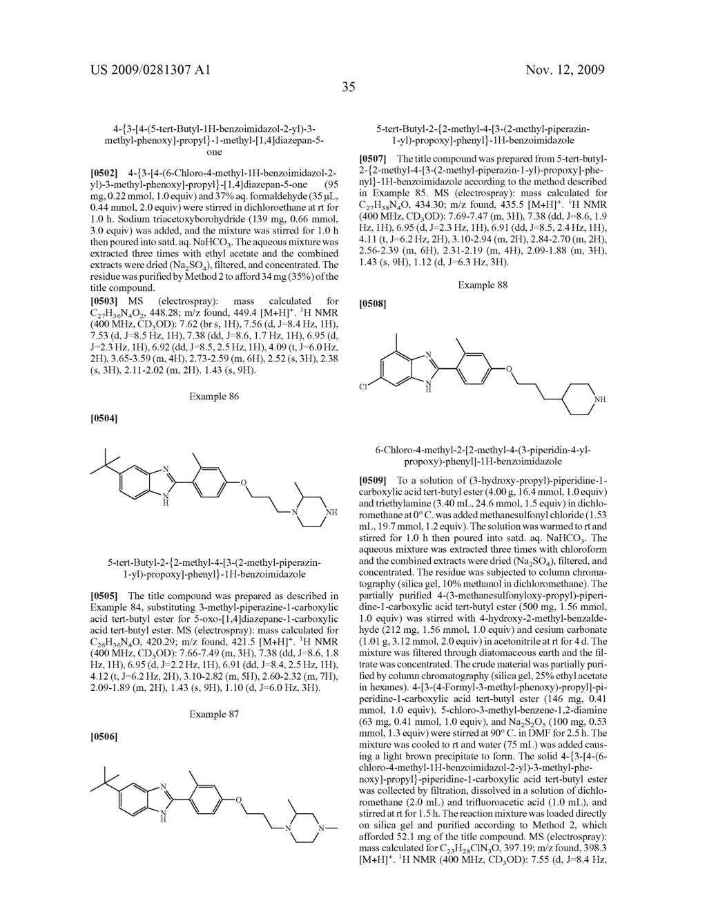 Benzoimidazole compounds - diagram, schematic, and image 36