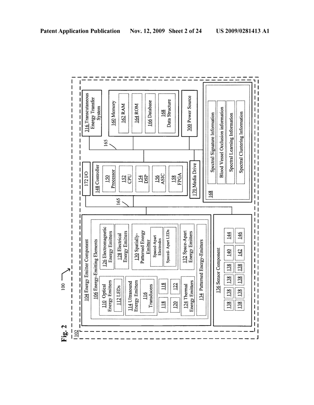 Systems, devices, and methods for detecting occlusions in a biological subject - diagram, schematic, and image 03