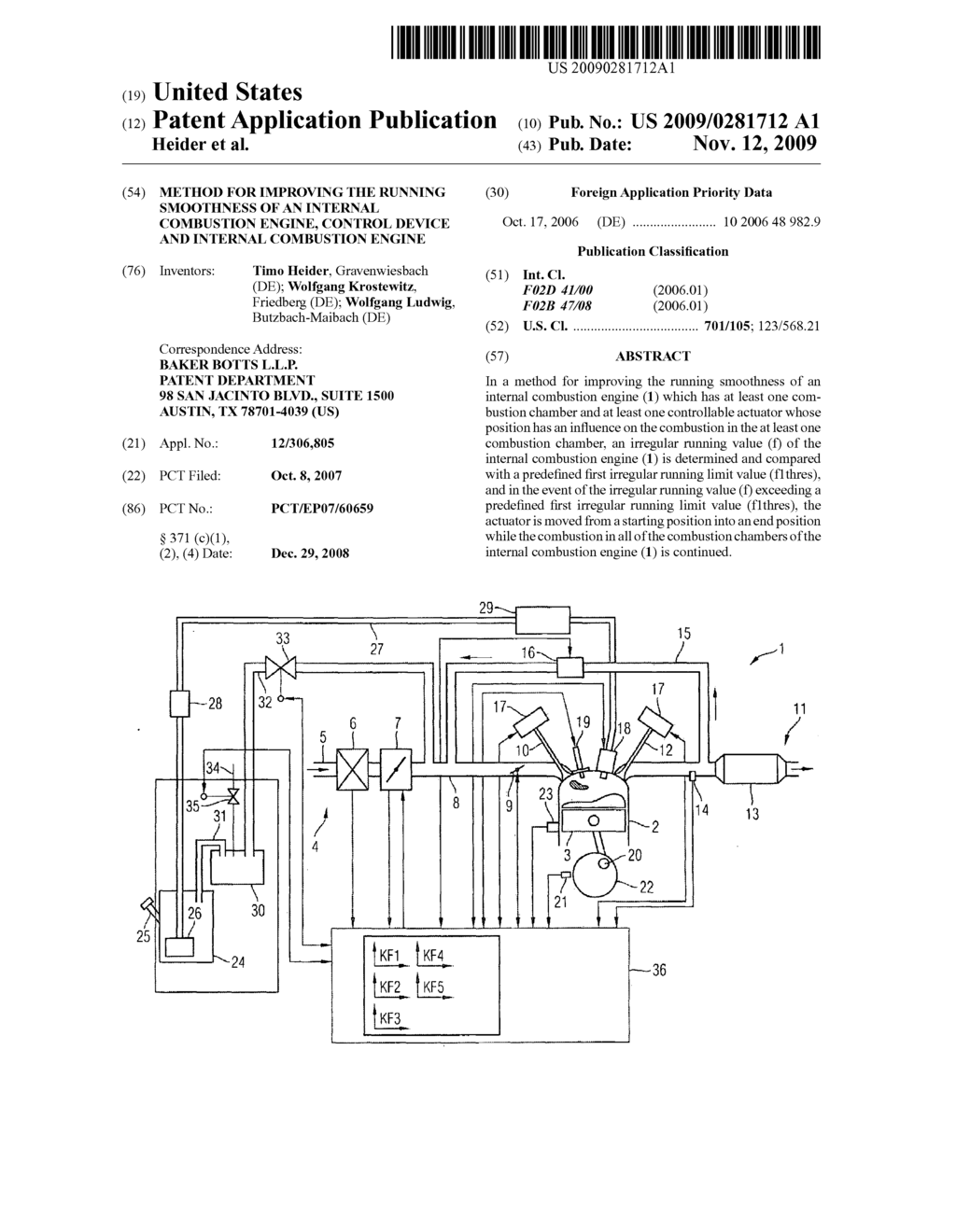 Method for Improving the Running Smoothness of an Internal Combustion Engine, Control Device and Internal Combustion Engine - diagram, schematic, and image 01