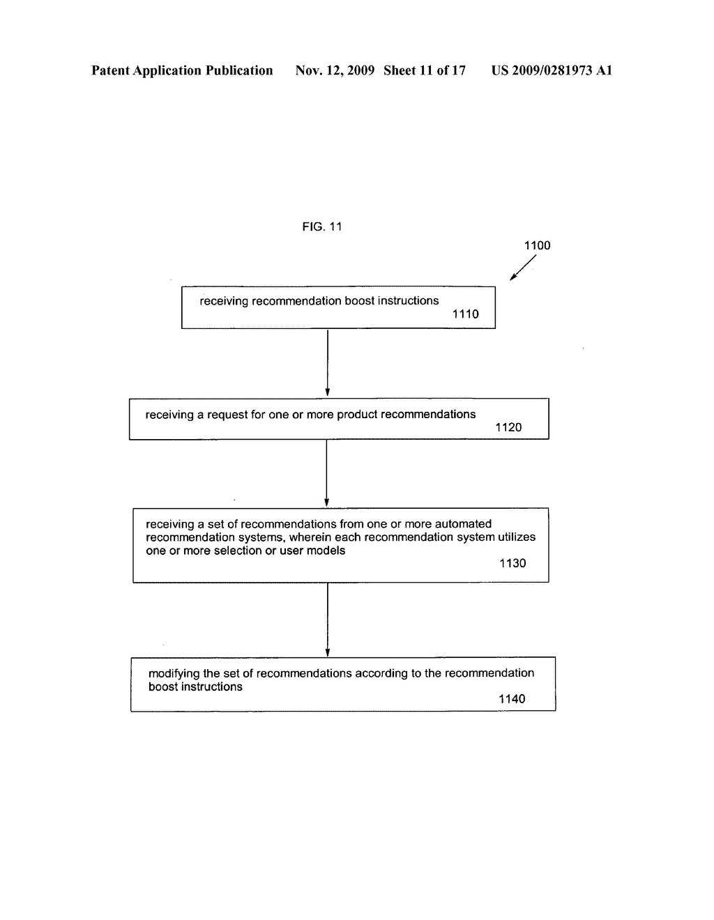 System and process for boosting recommendations for use in providing personalized advertisements to retail customers - diagram, schematic, and image 12