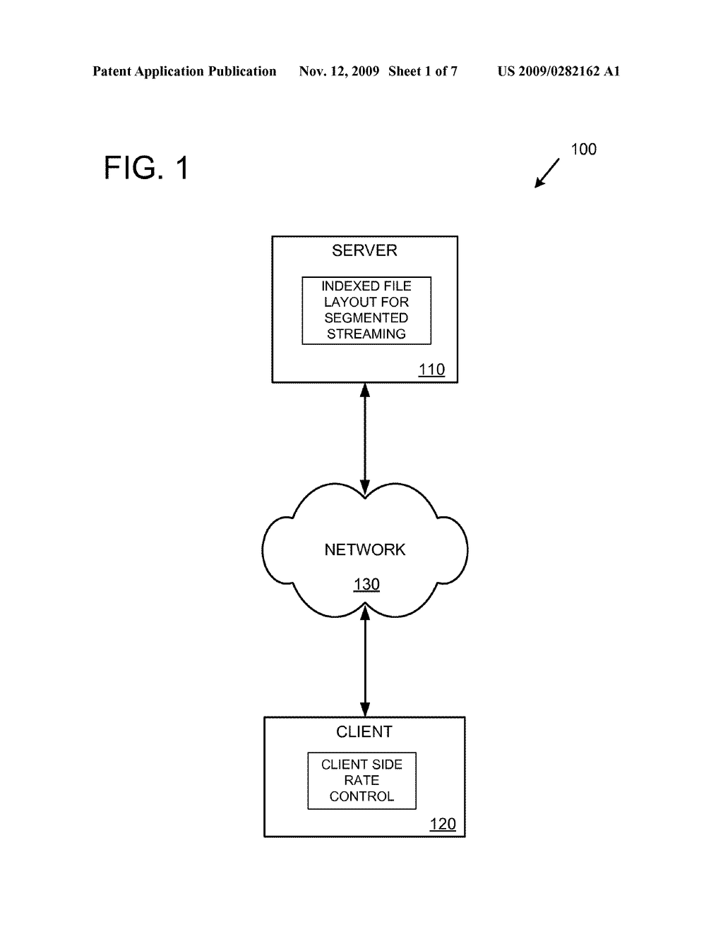 OPTIMIZED CLIENT SIDE RATE CONTROL AND INDEXED FILE LAYOUT FOR STREAMING MEDIA - diagram, schematic, and image 02