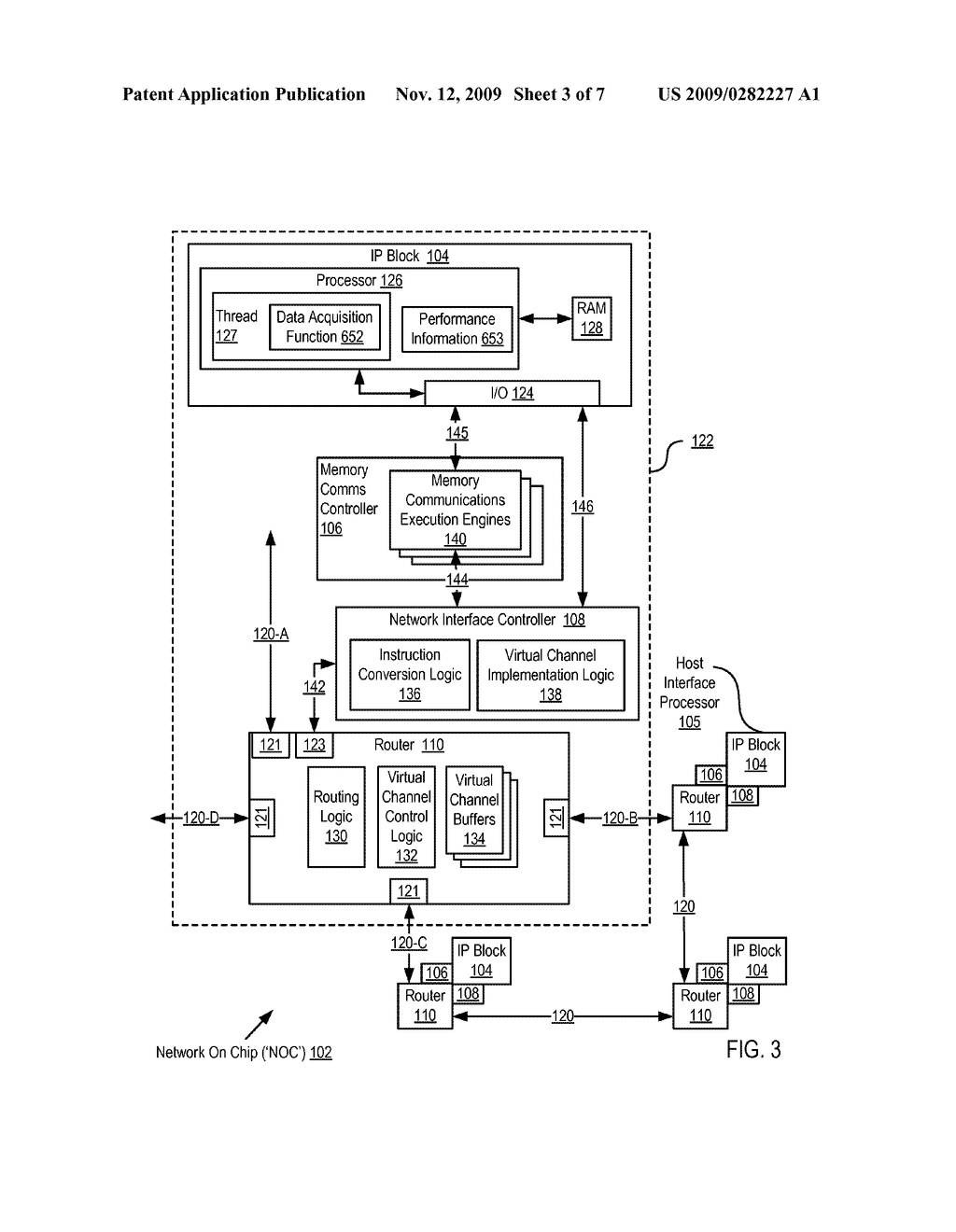 Monitoring Software Pipeline Performance On A Network On Chip - diagram, schematic, and image 04