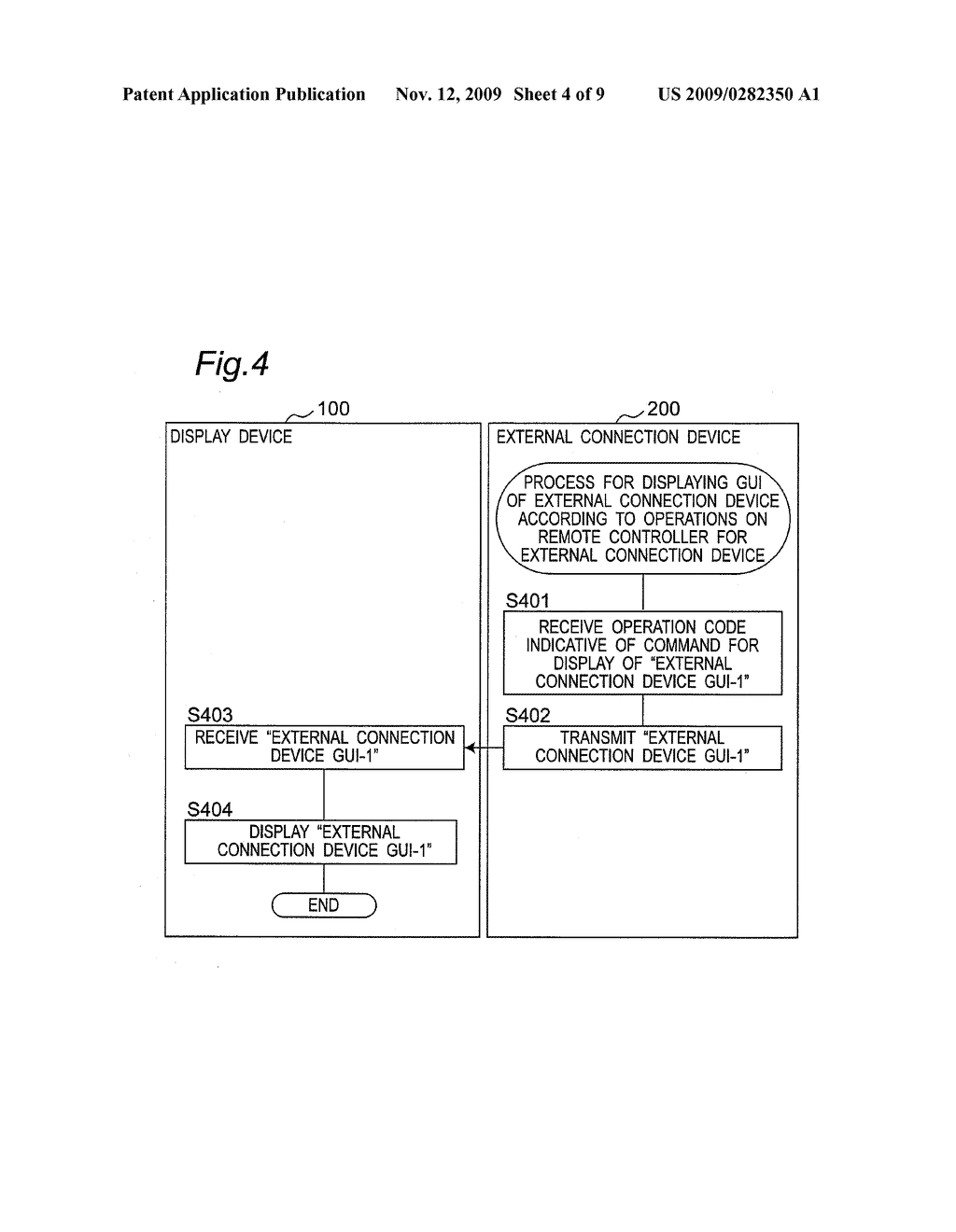 DISPLAY DEVICE, EXTERNAL CONNECTION DEVICE, AND SCREEN CONTROL METHOD - diagram, schematic, and image 05