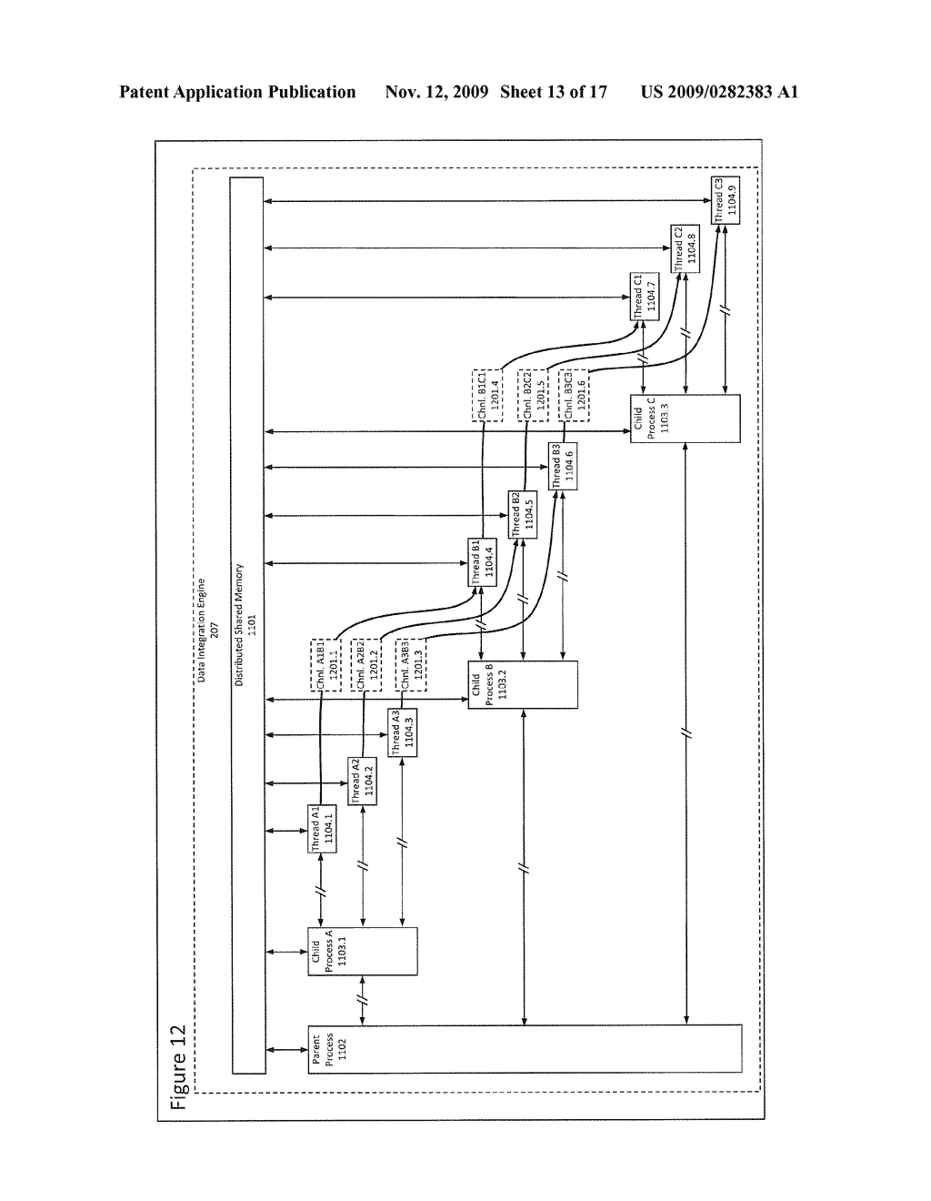 METHOD AND SYSTEM FOR EXECUTING A DATA INTEGRATION APPLICATION USING EXECUTABLE UNITS THAT OPERATE INDEPENDENTLY OF EACH OTHER - diagram, schematic, and image 14