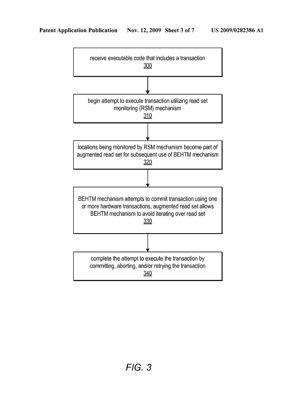 System and Method for Utilizing Available Best Effort Hardware Mechanisms for Supporting Transactional Memory - diagram, schematic, and image 04