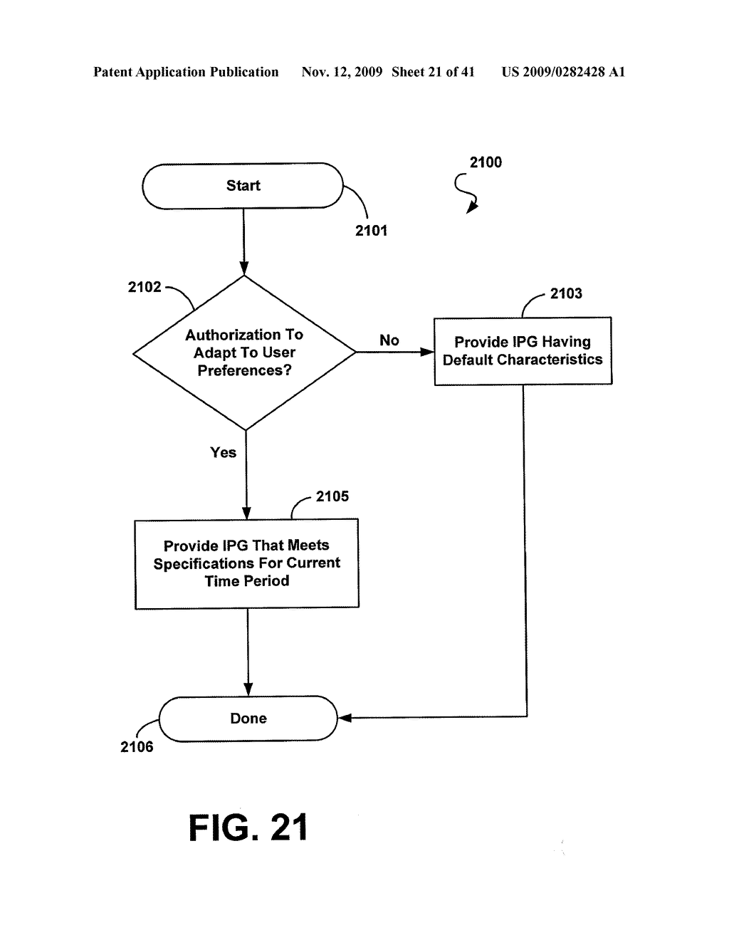 TIME-ADAPTIVE IPG BASED ON USER VIEWING HABITS DURING PREDETERMINED INTERVALS - diagram, schematic, and image 22