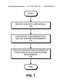 METHOD FOR SAFELY EXECUTING AN UNTRUSTED NATIVE CODE MODULE ON A COMPUTING DEVICE diagram and image