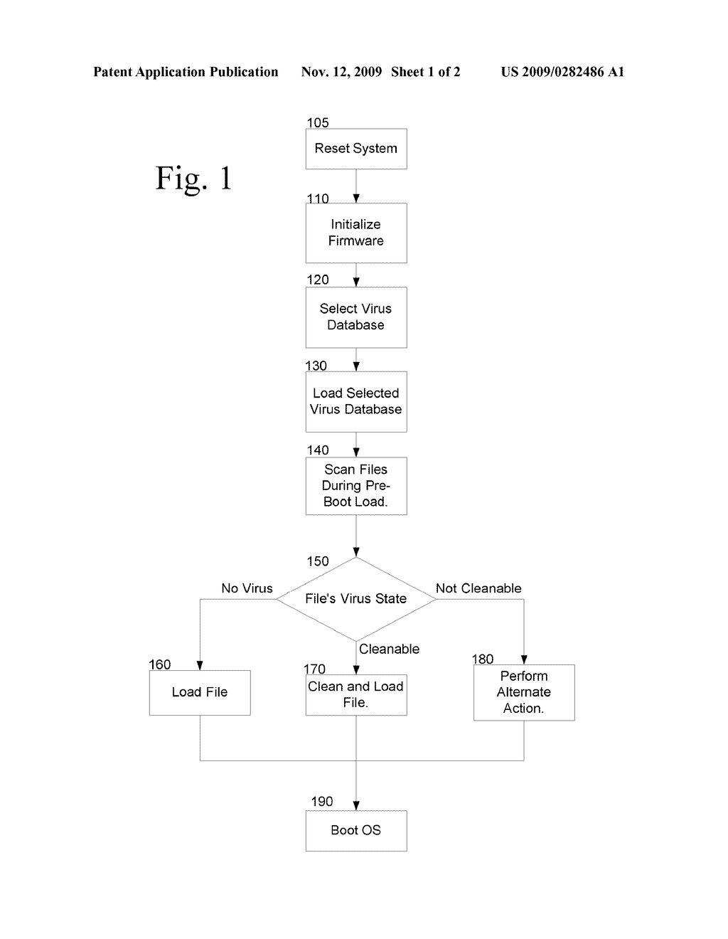 PRE-BOOT FIRMWARE BASED VIRUS SCANNER - diagram, schematic, and image 02