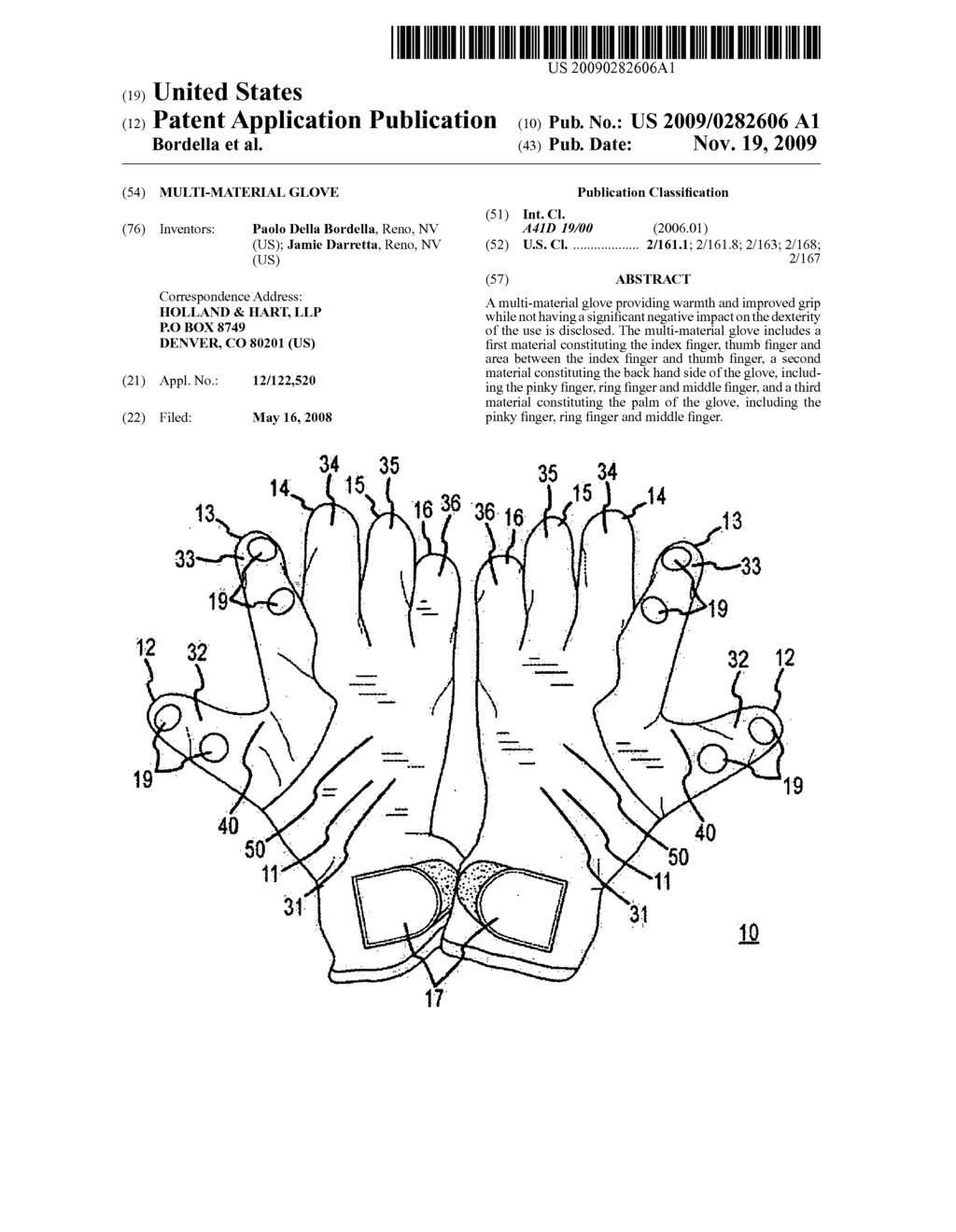 MULTI-MATERIAL GLOVE - diagram, schematic, and image 01