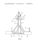 Truck terminal snow screed plow diagram and image