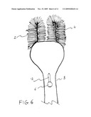 Adjustable angle cleaning brush head diagram and image