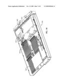 LOW-PROFILE TOOL-LESS BOARD EXTRACTION DEVICE WITH INTEGRATED MOUNTING, FOR CLOSE PROXIMITY APPLICATIONS diagram and image