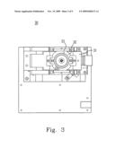 Device for locking lens diagram and image