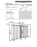 Self-contained accordian shutter system diagram and image