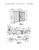 Self-contained accordian shutter system diagram and image