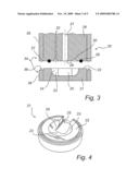 DEVICE AND METHOD FOR GAS FILLING OF A DUCT IN A CONTAINER diagram and image