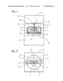 DEVICE AND METHOD FOR CHECKING A TIRE IN PARTICULAR BY MEANS OF AN INTERFEROMETRIC MEASURING METHOD diagram and image