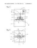 DEVICE AND METHOD FOR CHECKING A TIRE IN PARTICULAR BY MEANS OF AN INTERFEROMETRIC MEASURING METHOD diagram and image