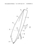 MONOHULL SAILING VESSEL HAVING A LIFTING HYDROFOIL diagram and image