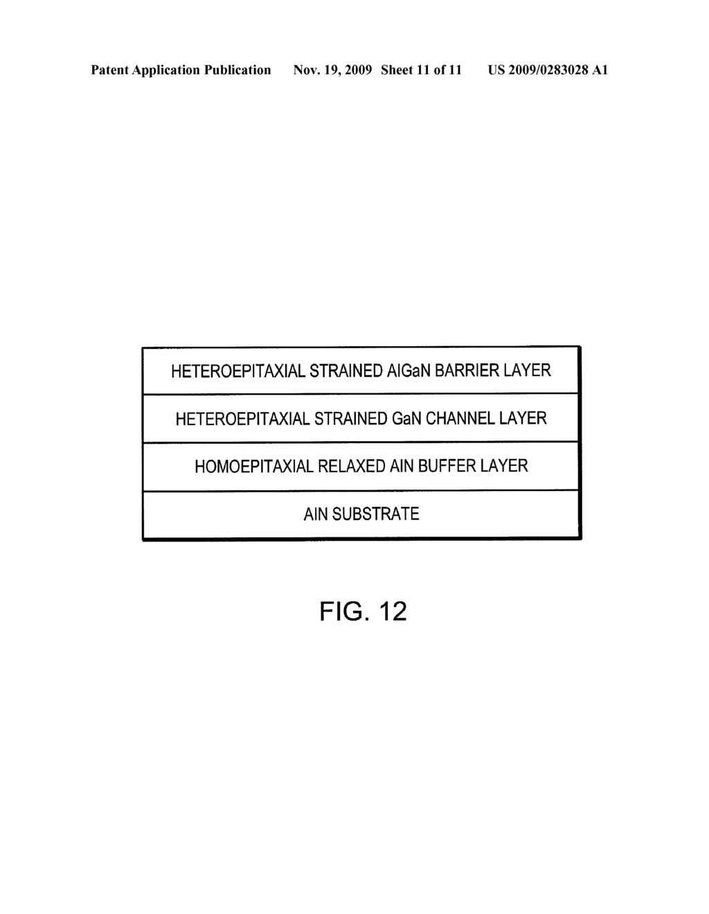 NITRIDE SEMICONDUCTOR HETEROSTRUCTURES AND RELATED METHODS - diagram, schematic, and image 12