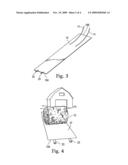 Hay feeder for livestock diagram and image