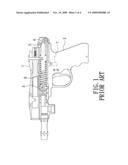 PERCUSSION CONTROLLING MECHANISM OF PAINTBALL GUNS diagram and image