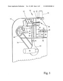 Shuttlecock launching apparatus diagram and image