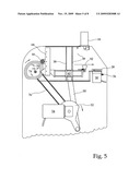 Shuttlecock launching apparatus diagram and image